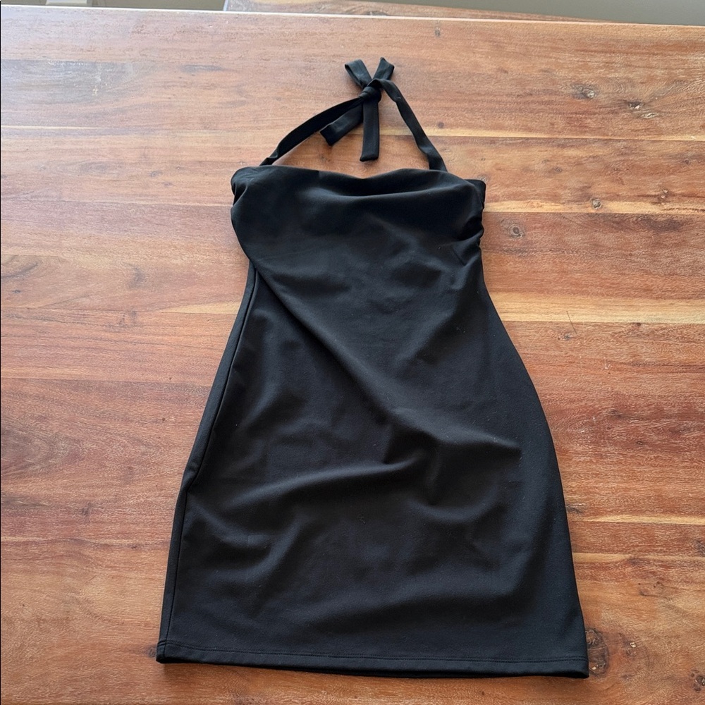 wild fable Black Halter Bodycon Dress Sz XS